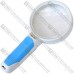 Лупа ручная Zhongdi 77390А с LED подсв., 2.5Х диам 90мм