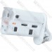 Міні мікроскоп NO.OS-100W з прищіпкою, 60X-100X, підсвічування + UV (3AG13)