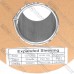 Оплётка кабельная WOER PET-10 (3/0,25*32), 7-18мм, чёрная, 100м