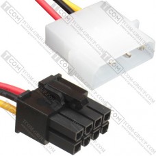 Кабель для видеокарт (8pin - PCI-E (Molex)), 15см