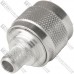 Штекер N обжимной под кабель RG-6/5B-FB, латунь