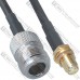Пигтейл гнездо SMA (Female) - гнездо N (Female), 20см