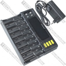 Зарядное устройство LiitoKala Lii-S8 для 8 аккумуляторов Ni-Mh/Li-Ion/LiFePO4/крона