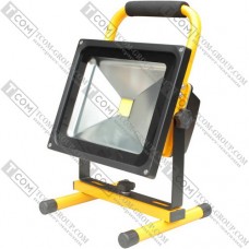 Прожектор аккумуляторный светодиодный (COB), переносной, 30W, 7.4V, 2200mAh, IP65