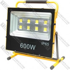 Прожектор аккумуляторный светодиодный (COB), переносной, 600W, 14.8V, 11000mAh, IP65