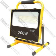 Прожектор аккумуляторный светодиодный (SMD), переносной, 200W, 7.4V, 8000mAh, IP65