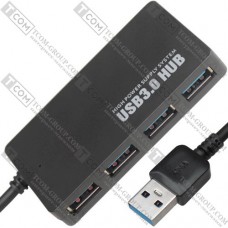 USB HUB на 4 порта USB 3.0 + гнездо питания (в блистере)