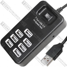 USB HUB на 7 портов USB 2.0, с выключателем
