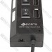 USB HUB на 7 портов USB 2.0, с выключателями и подсветкой + гнездо питания