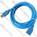 Удлинитель USB (штекер А - гнездо А), Version 3.0, 3м, синий