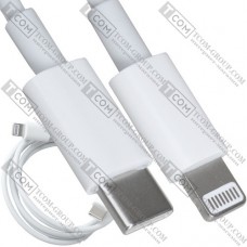 Шнур штекер USB type C - штекер Lightning, 20W, 1м