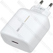 Сетевое зарядное устройство на 1 гнездо USB, 65W, 5V~2A, 10V~6.5A, белое
