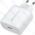Сетевое зарядное устройство на 1 гнездо USB, 65W, 5V~2A, 10V~6.5A, белое