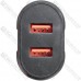 Мережевий зарядний пристрій на 2 гнізда USB QC 3.0, 5V~3.5A(max), чорний