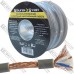 Кабель микрофонный Sound Srar 2 жилы, 25×0.12мм, Cu, Ø6мм, серый, на катушке, 100м