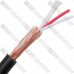 Кабель микрофонный Sound Strar 2 жилы, 20×0.12мм, Cu, Ø6,0мм, чёрный, 100м