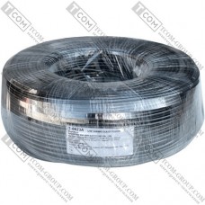 Кабель UTP KW-Link, Сat.5e, 4 пары, 0.51мм, CCA, Ø5,3мм, наружный, чёрный, 305м