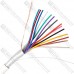 Кабель сигнальный VKcable, 14 жил, в экране 7х0.22мм, CCA, белый, 100м