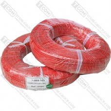 Провод силиконовый 1 жила 15AWG (1,7мм.кв.) TinCU, красный, 200м