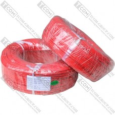 Одножильный силиконовый провод 14AWG (2,0мм.кв.) красный, 200м