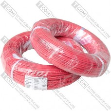 Одножильный силиконовый провод 13AWG (2,5мм.кв.) красный, 100м