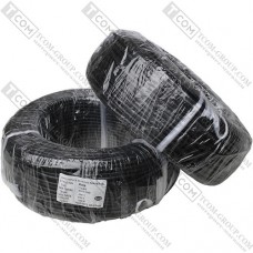 Провод силиконовый 1 жила 12AWG (3,5мм.кв.) TinCU, чёрный, 100м