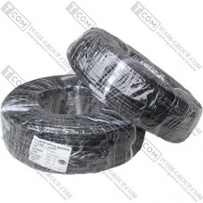 Провод силиконовый 1 жила 8AWG (8,3мм.кв.) TinCU, чёрный, 100м