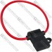 Держатель автопредохранителя TCOM, чёрный, с кабелем 12AWG
