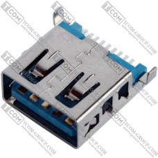 Гнездо USB 3.0 тип A, монтажное