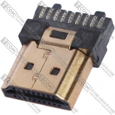 Штекер HDMI, монтажный