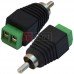 Штекер RCA TCOM, с клеммной колодкой под винт