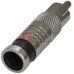 Штекер RCA TCOM, для кабеля RG-6, компрессионный, медь
