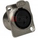 Гнездо CANON (XLR) 3pin, монтажное Гнездо CANON (XLR) 3pin, монтажное