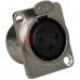 Гнездо CANON (XLR) 3pin, монтажное