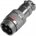 Разъём MIC 344, "штекер", под кабель, 4pin, Ø16мм