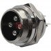 Разъём MIC 334, TCOM, штекер, монтажный, 4pin, Ø16мм