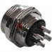 Разъём MIC 334, TCOM, штекер, монтажный, 4pin, Ø16мм