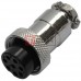 Разъём MIC 328, гнездо, под кабель, 8pin, Ø16мм