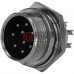 Разъём MIC 339, "штекер", монтажный, 9pin, Ø16мм