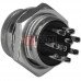 Разъём MIC 339, "штекер", монтажный, 9pin, Ø16мм