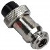 Разъём MIC 322 mini TCOM, гнездо, под кабель, 2pin, Ø12мм