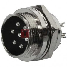 Разъём MIC 337 big TCOM, штекер, монтажный, 7pin, Ø20мм