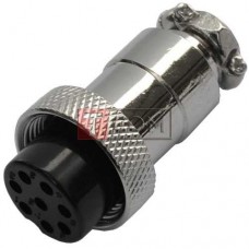 Разъём MIC 328 big TCOM, гнездо, под кабель, 8pin, Ø20мм
