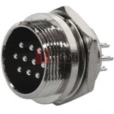 Роз'єм MIC 3310 big TCOM, штекер, монтажний, 10pin, Ø20мм