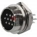 Разъём MIC 3310 big TCOM, штекер, монтажный, 10pin, Ø20мм