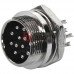 Разъём MIC 3312 big TCOM, штекер, монтажный, 12pin, Ø20мм