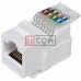 Модуль RJ-45 Keystone 5-ой категории TCOM, с заглушкой