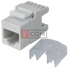Модуль RJ-45 Keystone 6-ой категории, 180°, с заглушкой