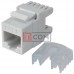 Модуль RJ-45 Keystone 6-ой категории, 180°, с заглушкой