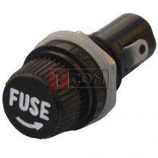 Держатель предохранителя (Fuse) 5х20мм, 10А, чёрный